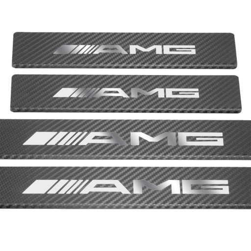 MERCEDES GLE W166 AMG Накладки на пороги, нержавіюча сталь 304, покриття Ca