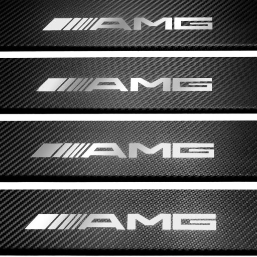 MERCEDES GLS X166 AMG Накладки на пороги Carbon