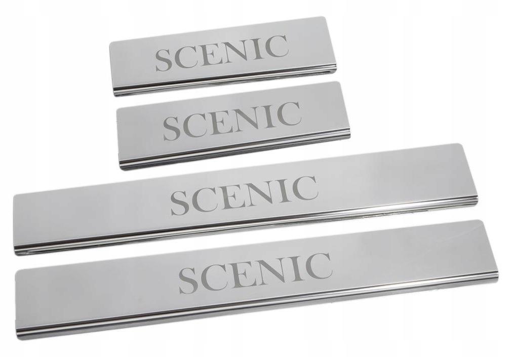 Накладки на пороги Renault Scenic 3 від 2009-2016 Mat