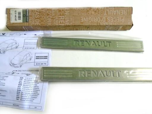 8201440407 - Накладки на пороги Renault Twingo III 2014 г. Оригинал