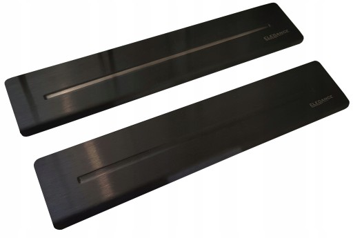 Накладки на пороги Toyota Auris II 2013-19 Hb/Kombi