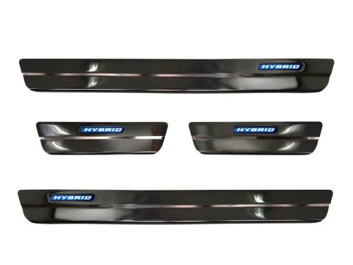 Накладки на пороги Toyota Corolla Cross и 2022+