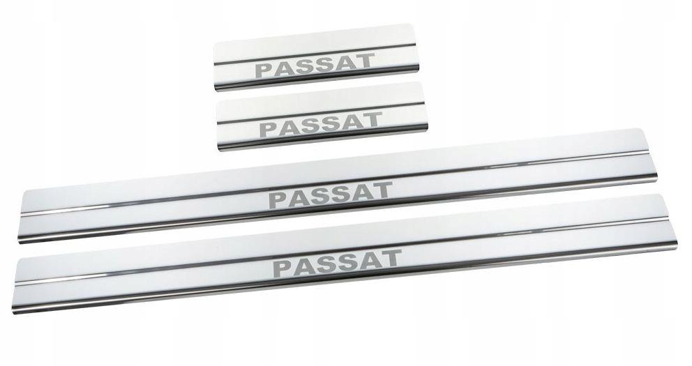 Накладки на пороги VW Passat B5 1996-2005 р. матові