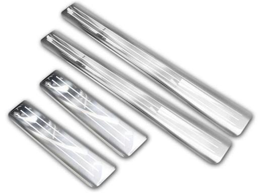 Накладки на пороги для VOLVO XC60 2 (Сталь)