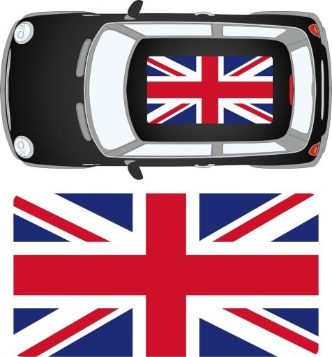 Наклейка Mini COOPER Roof flag 3M FOIL # 1