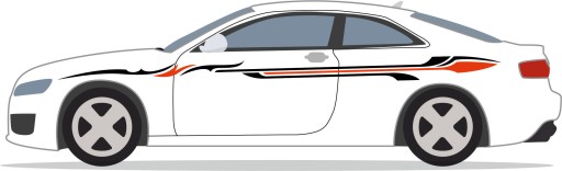 Тюнинг наклейка ремни на авто, автомобиль качество!