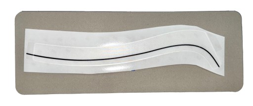 Декоративна наклейка на поріг ліва сторона захисна 20