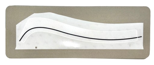 Захисна декоративна наклейка на поріг права сторона 2