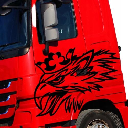 Фольгированная наклейка на грузовик Scania Griffin, 2 шт.