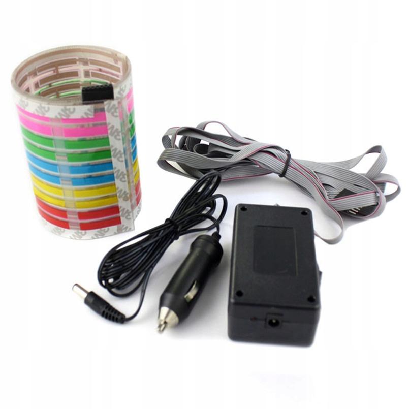 Музыкальный эквалайзер наклейка на лобовое стекло автомобиля