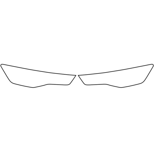 2001-00-0032700P - Захисна наклейка для відбивача L /P (Колір: безбарвний, плівка 3M PPF 4.0 / Sa