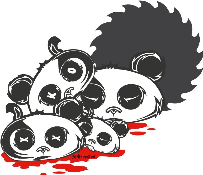 Наклейка на автомобиль Mad Bunnies Saw 60 см