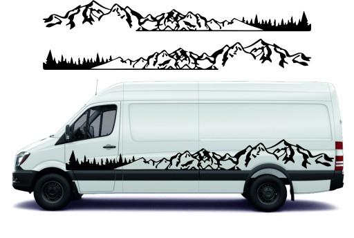 Наклейки Camper Camper прицеп 410 см x 48 см