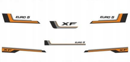 Наклейки DAF XF_v18_SPACECAB_polimer_green