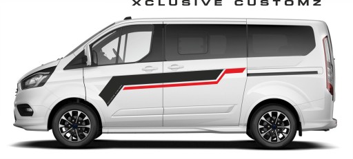 Наклейки Ford Transit Custom - Xclusive Customz 01