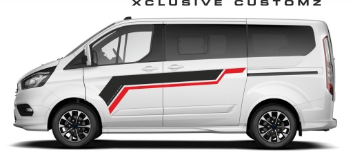 Наклейки Ford Transit Custom - Xclusive Customz 02