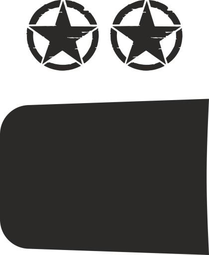 Jeep RENAGADE MASK STAR 4x4 внедорожные наклейки