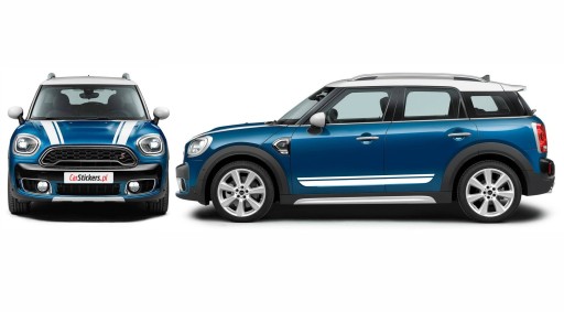 Комплект наклеек, капота и боковин Mini F60 Countryman