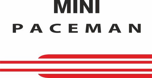 Наклейки Mini PACEMAN r61 ремни в сторону