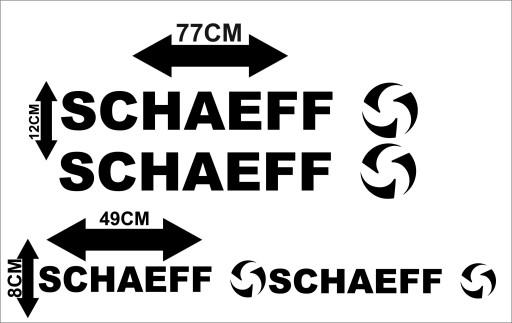 Набор наклеек для экскаватора SCHAEFF
