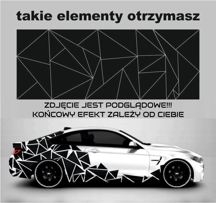 Наклейки для авто камуфляж камуфляж треугольники