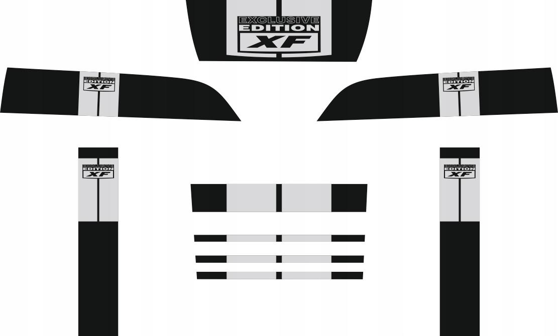 Наклейки / шпон DAF XF SPACECAB_v29_green