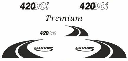 Наклейки / шпон RENAULT PREMIUM_v1_green