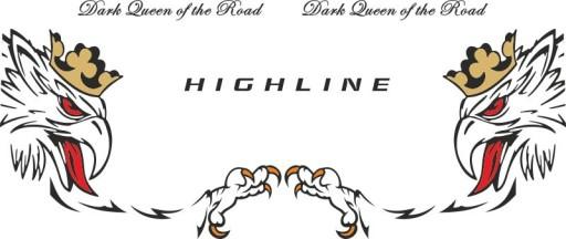 Наклейки фанера Scania HIGHLINE_v14_green