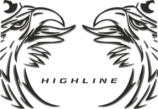 Наклейки фанера Scania HIGHLINE_v15_green