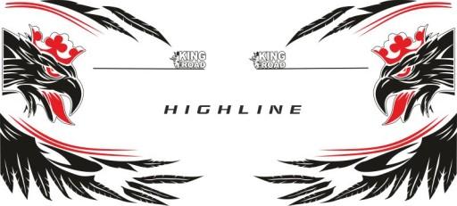 Наклейки фанера Scania HIGHLINE_v6_green