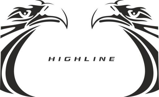 Наклейки фанера Scania HIGHLINE_v7_green