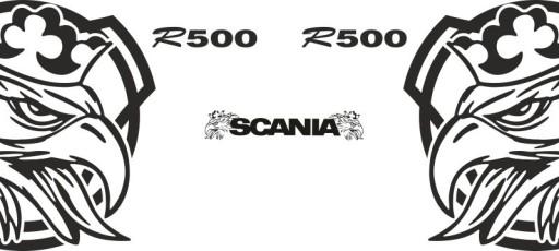 Наклейки шпон SCANIA TOPLINE_v21_green