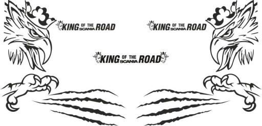 Наклейки шпон SCANIA TOPLINE_v31_green