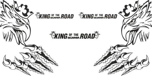 Наклейки шпон SCANIA TOPLINE_v33_green