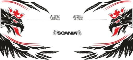 Наклейки шпон SCANIA TOPLINE_v6_green