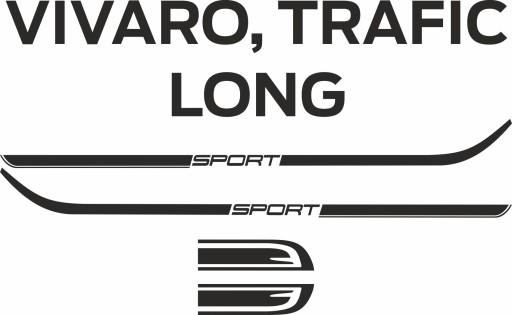 Opel VIVARO наклейки Renault хит LONG QUALITY