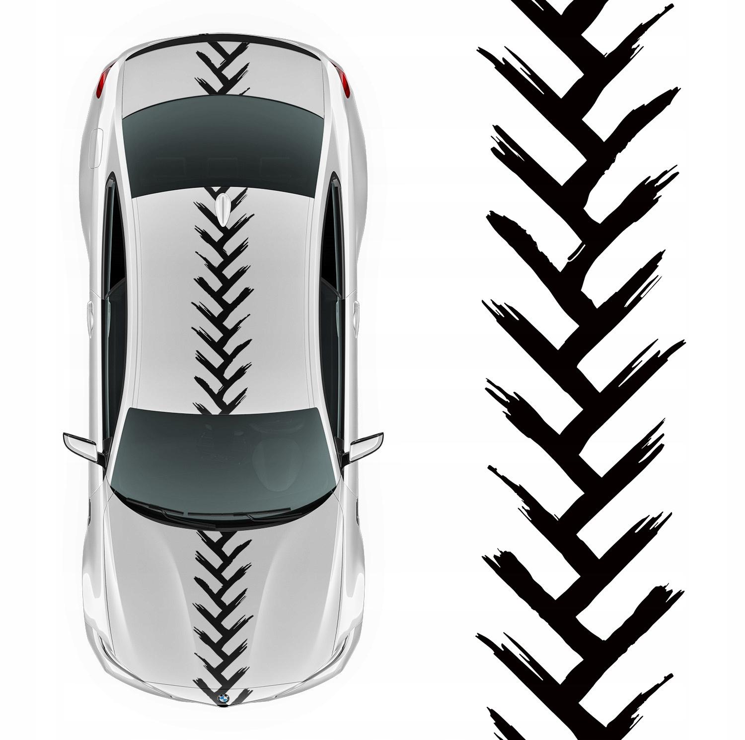 Наклейки ремни на автомобиль кисти 450 см x 41 см