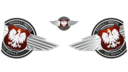 Наклейки RENAULT GAMA t _ _ _ Polymer _ V8 _ green