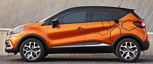 Наклейки Renault Captur Hexagons 01