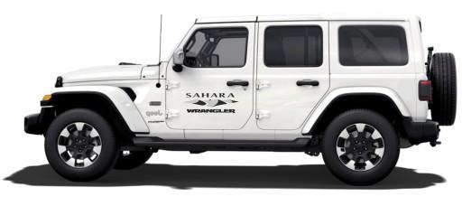 Наклейки SAHARA JEEP WRANGLER 2 кольори