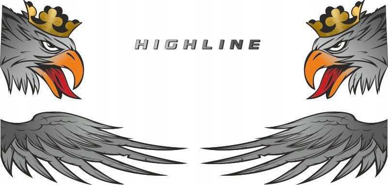 Наклейки Scania HIGHLINE_v16_polimer_green