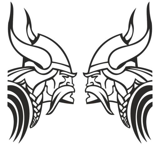 Наклейки SCANIA R Topline Highline Викинг большой