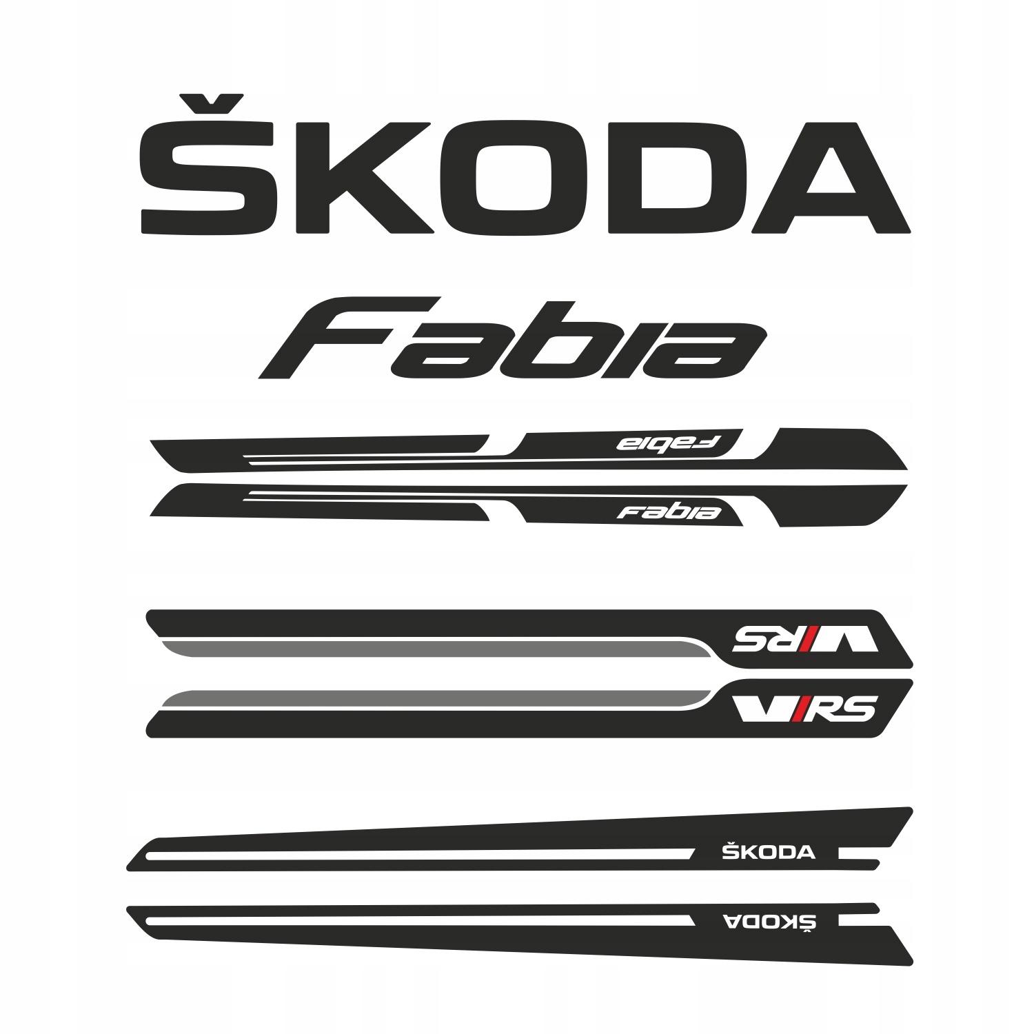 Skoda Fabia stickers-LONG TERM FILM