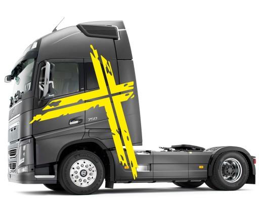 Sweden Flag Performance Volvo FH4 QUALITY stickers