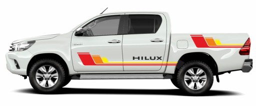 Наклейки Toyota HILUX, 3 красочных набора 02