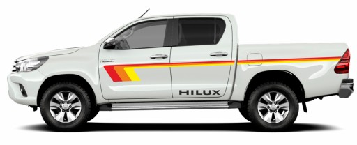 Наклейки Toyota HILUX 3 разноцветных набора 03