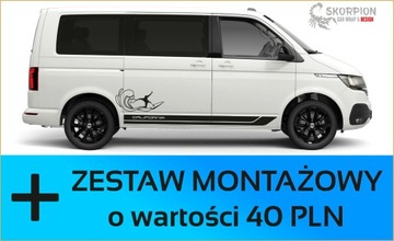 VW T5 T6, наклейки MIX+, различные дизайны