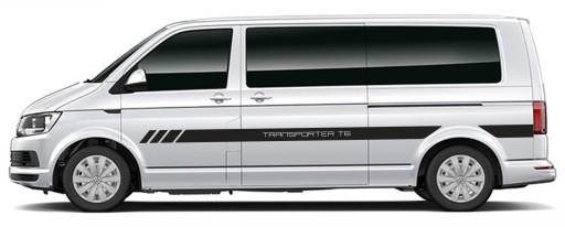 Наклейки VW T5 T6 Transporter - середні ДОВГ