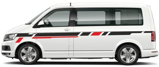 Наклейки VW T5 T6 Transporter ремни для бокового тюнинга