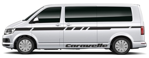 Боковые полосы VW T5 T6 Наклейки Caravelle LONG